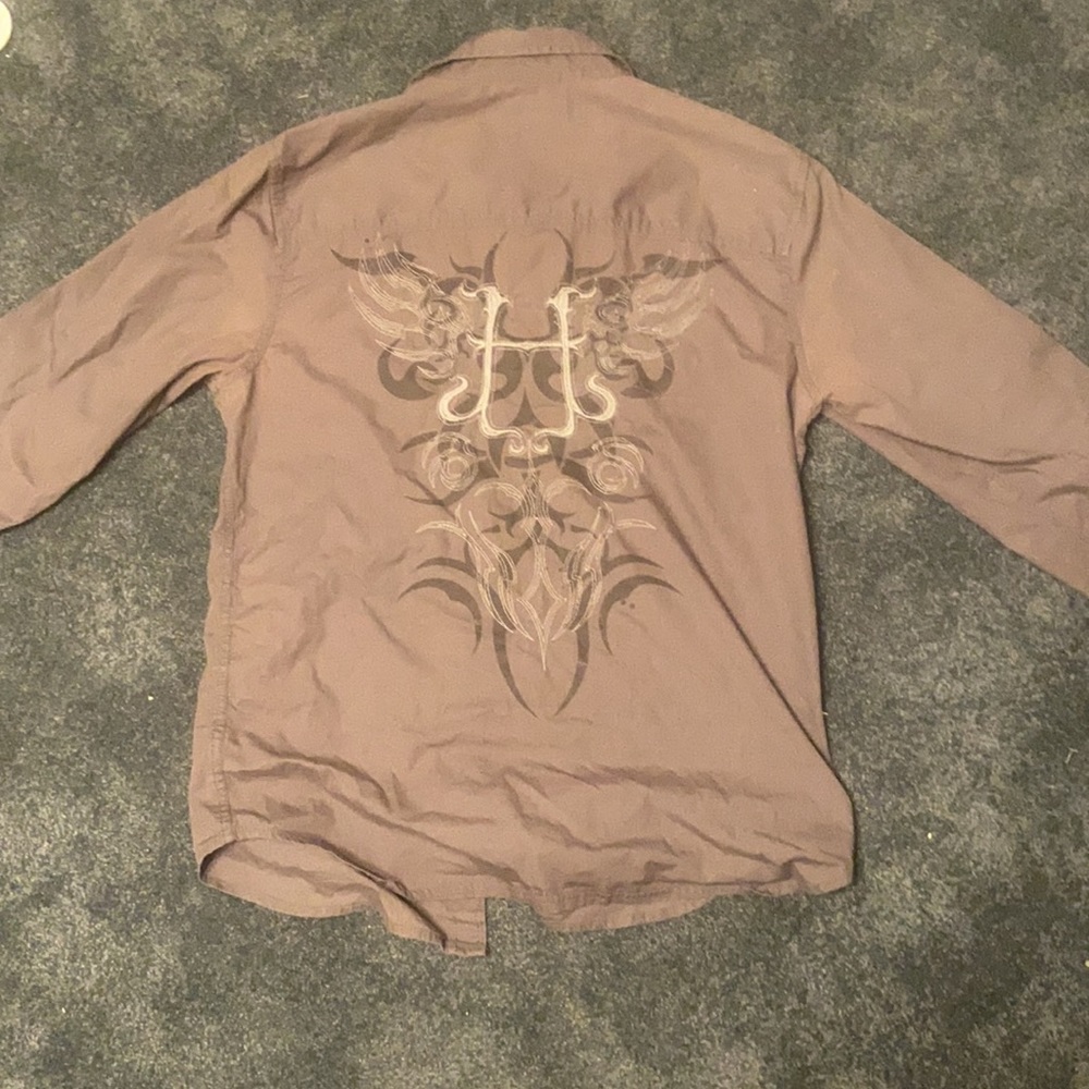 Shirt with graphic on back